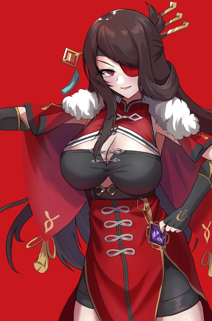    , Anime Art, Beidou, Genshin Impact
