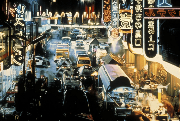 Образ мегаполиса из «Бегущий по лезвию» (1982) 