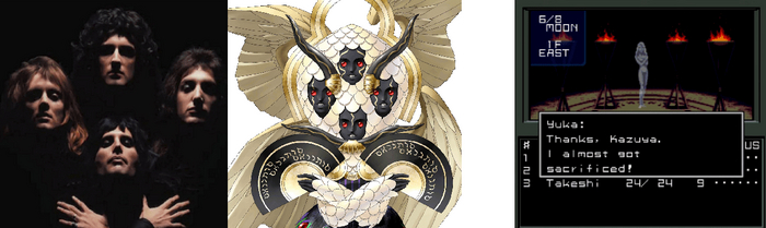 Оригинальное изображение Серафима (слева) и контент не для слабонервных (справа)