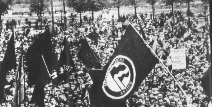 Антифашистский митинг в Германии, 1932.