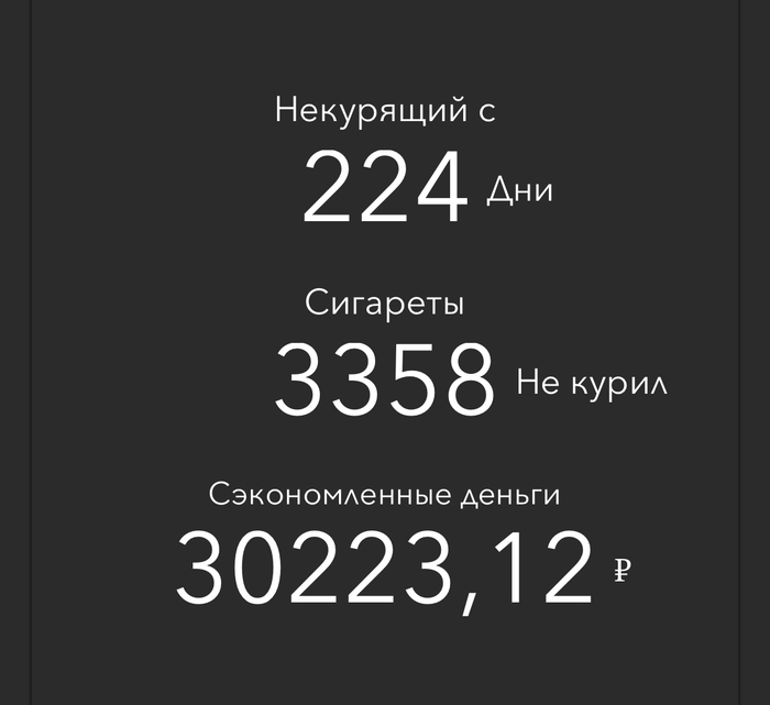 Сам не курю и Вам не советую