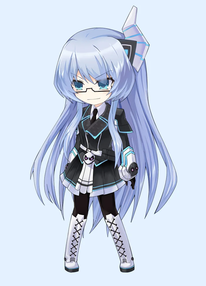 Rei - Anime Art, Hyperdimension Neptunia, Neptunia, Rei Ryghts (Kiseijou), Чиби