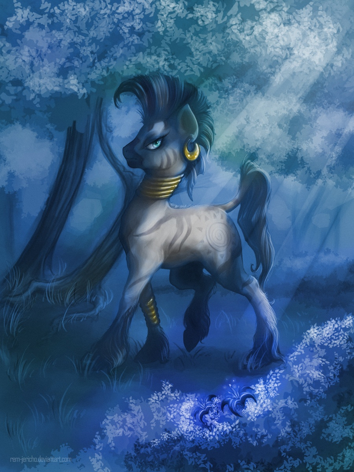 31  -    My Little Pony, Ponyart, Zecora, MLP Zebra