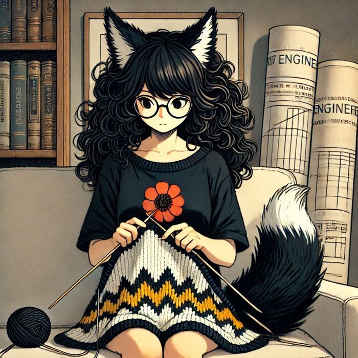      ,  , , , Anime Art, , Original Character, , Animal Ears, , , Ginger & White, 
