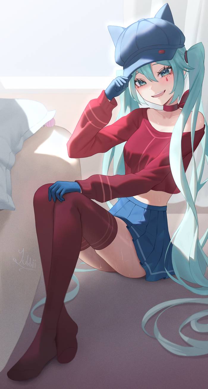 Hatsune Mita #218 , Anime Art, Miside, Cool Mita (MiSide), Hatsune Miku, , ,  , , , , ,  