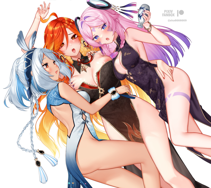    , Anime Art, Mualani (Genshin Impact), Mavuika (Genshin Impact), Citlali (Genshin Impact), Genshin Impact