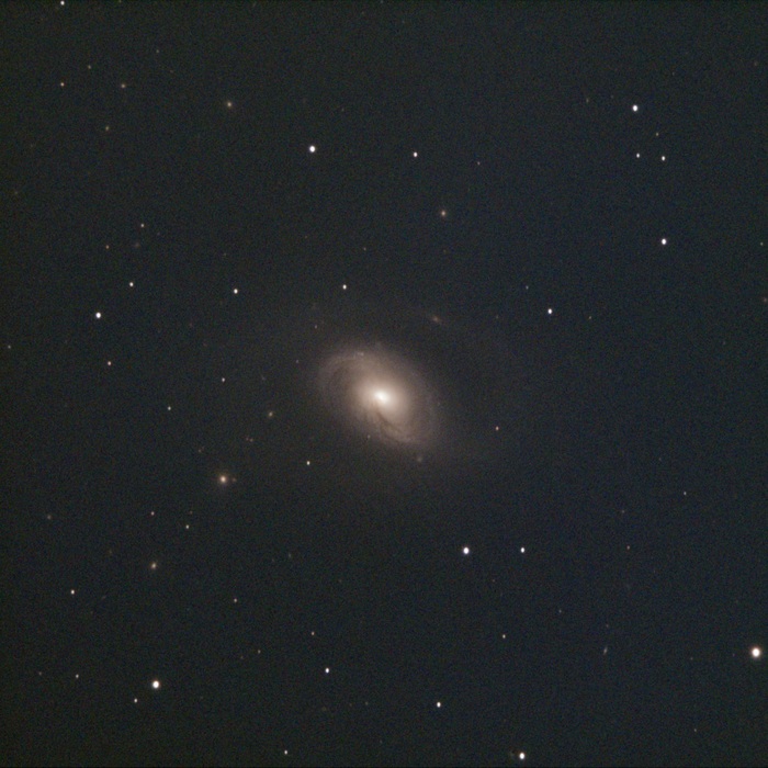 Спиральная галактика NGC 3368 (M96) показываю в телескоп как она выглядит прямо сейчас! Без Фотошопа! Только реальный звёздный свет!