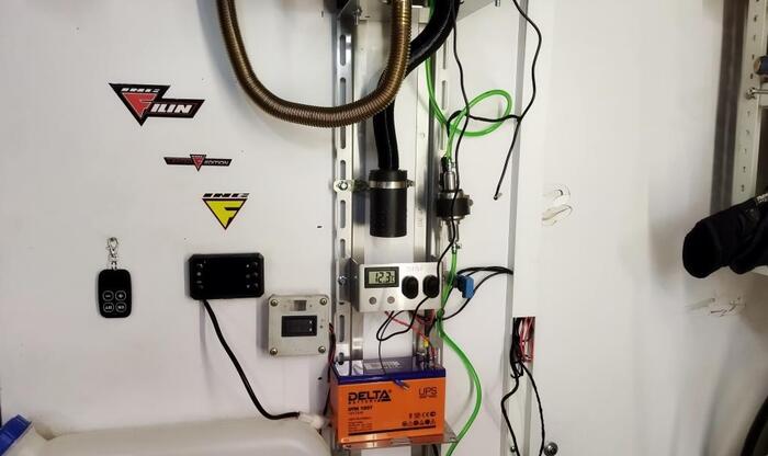 Подключить автономку в гараже своими руками