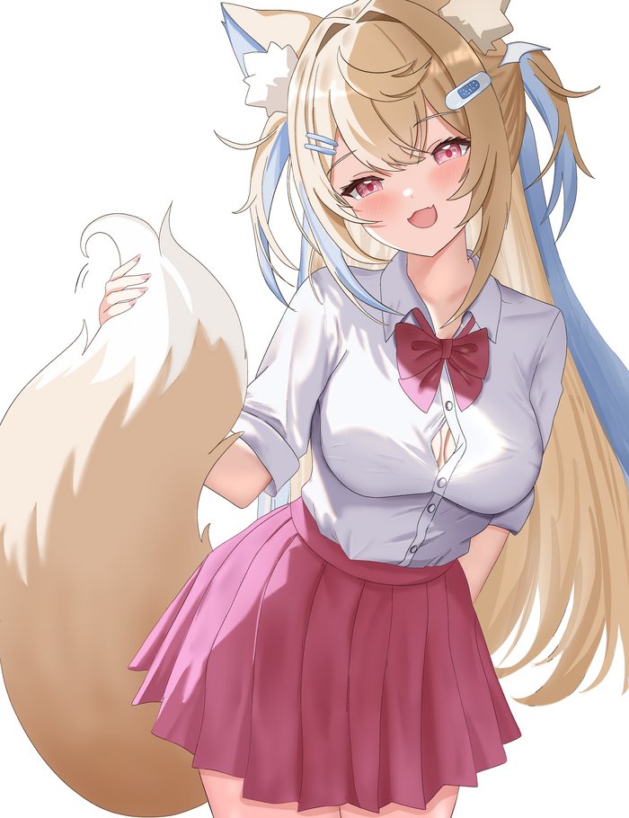 Fuwawa Abyssgard #002 , Anime Art, Hololive, Fuwawa Abyssgard, ,  , , , , -, Animal Ears