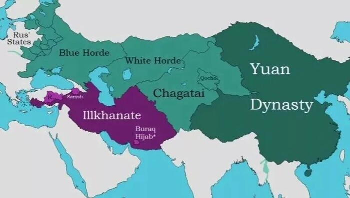 "Персидский" осколок Монгольской империи. В отличие от своих предшественников, не в привычках монголов было сюсюкаться со строптивыми подданными.