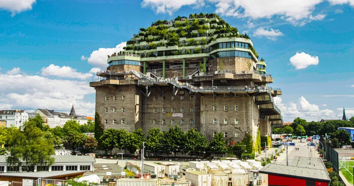 Hamburg Garden instead of a bomb shelter - Building, Architecture, Bomb shelter, Longpost
