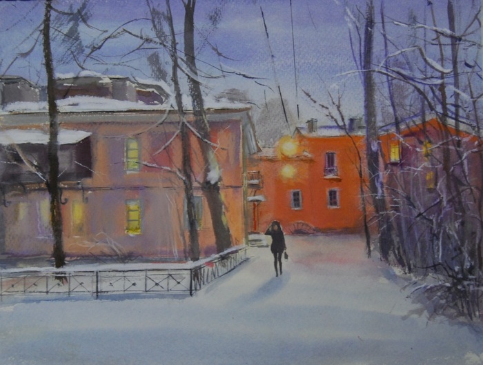 Снежная зима