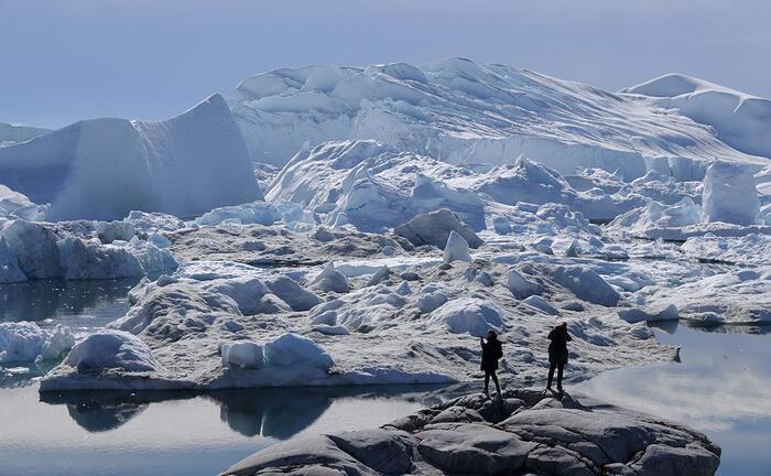 Ледник в Гренландии