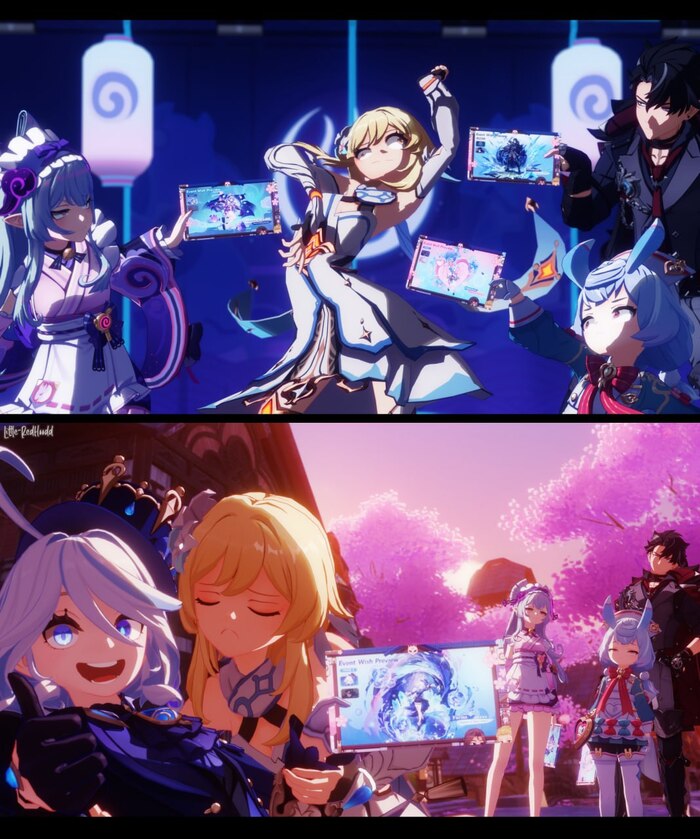    ? :D Genshin Impact, Furina (Genshin Impact), Sigewinne, Wriothesley, Yumemizuki Mizuki (Genshin Impact), Lumine (Genshin Impact)