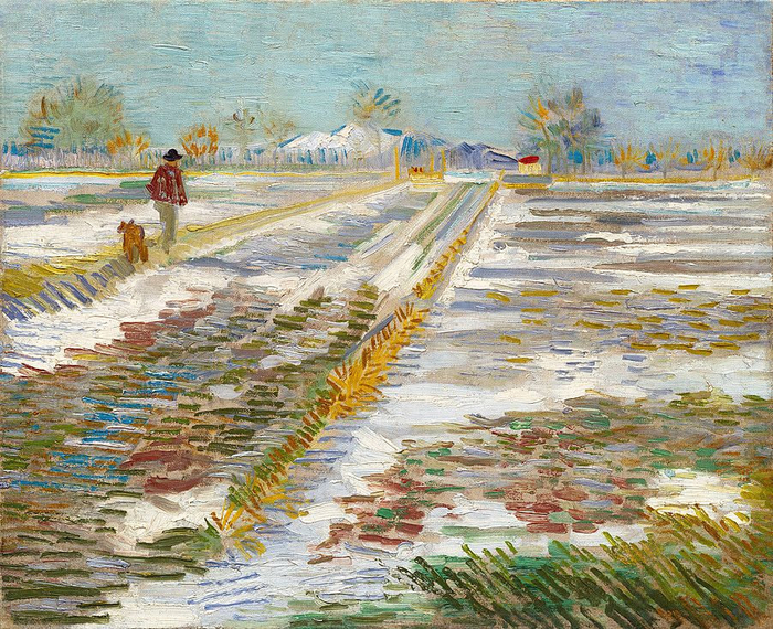 «Пейзаж со снегом», 1888