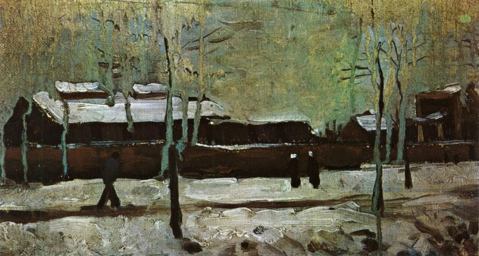 «Старая станция в Айндховене», 1885
