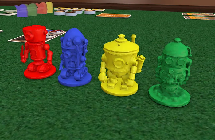 Installing and trying out the 2D to 3D neural network Hunyan3D-2 under Windows in ComfyUI - My, Board games, 3D modeling, Neural network art, Robot, Games, Gamedev, Longpost