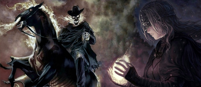 Ghost rider marvel  crossover  Fire keeper dark souls