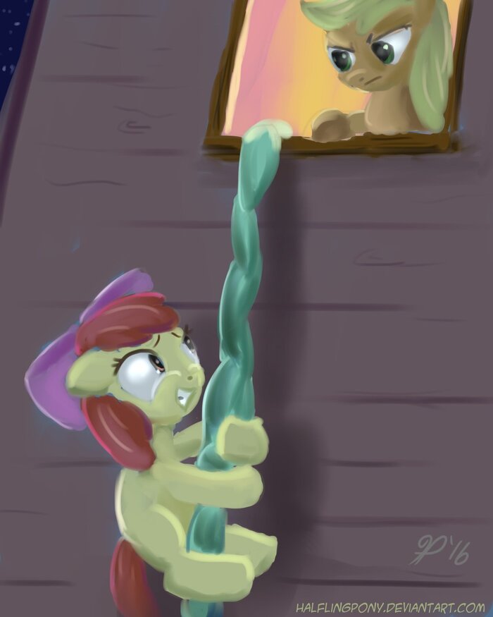  My Little Pony, , Ponyart, Applejack, Applebloom