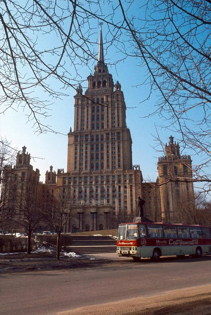 На набережной Тараса Шевченко, Москва, СССР, 1979 год
