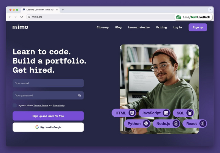 Учись программировать со смартфона Программа, Гайд, Инновации, Технологии, Код, Программирование, Telegram (ссылка), Обучение