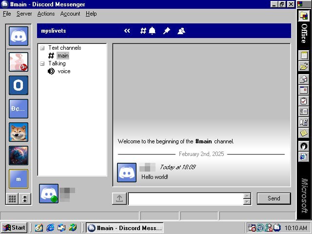    :    Discord  Windows 95/98 Discord, Windows, 