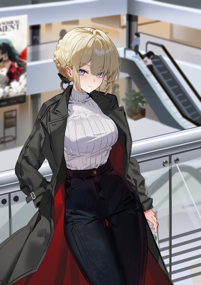 Evelyn Chevalier #012 , Anime Art, Zenless Zone Zero, Evelyn Chevalier (zzz), Astra Yao (zzz), , , 