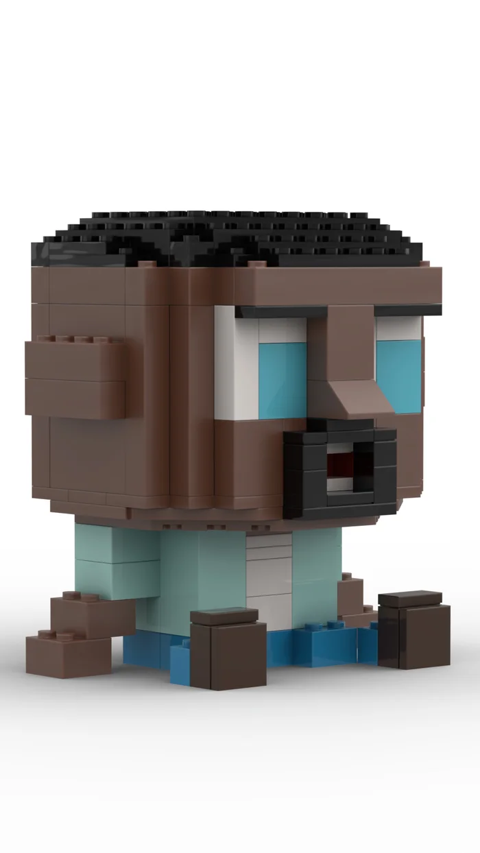 Kanye West Lego Figure Concept - My, Lego, Kanye west, Rap, Music, Moc, Concept, Toys, Longpost