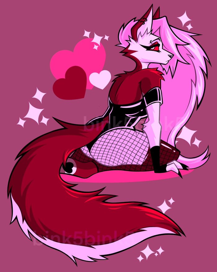  , Furry Art, Furry Canine, Helluva Boss, Loona (Helluva Boss), Twitter ()