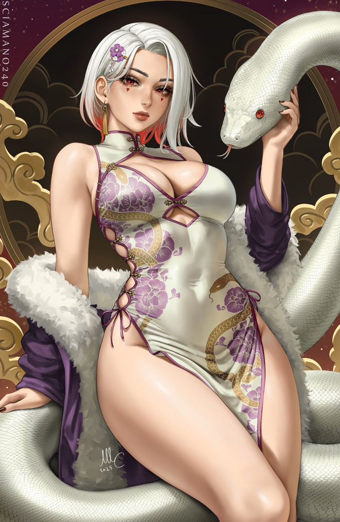  Anime Art, , Original Character, Sciamano240