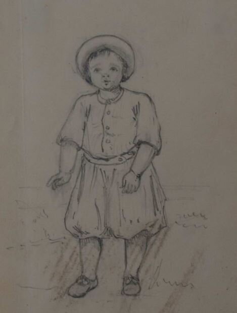 Николай Ярошенко "Портрет Оли (Люси) Чертковой.