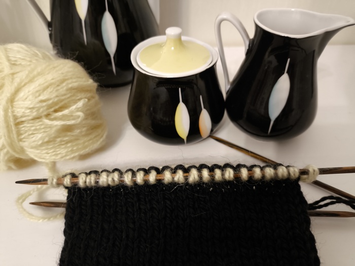 Начинаем стенку пятки