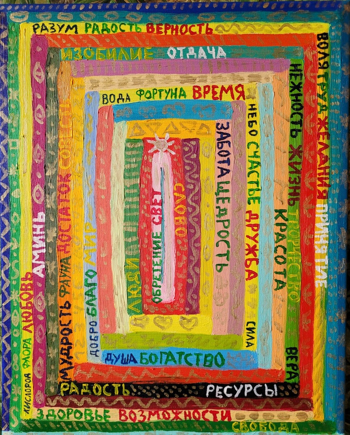 Мандала "Все дары мира"