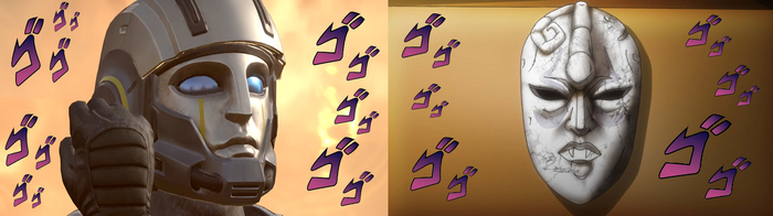 Это отсылка на JoJo ?