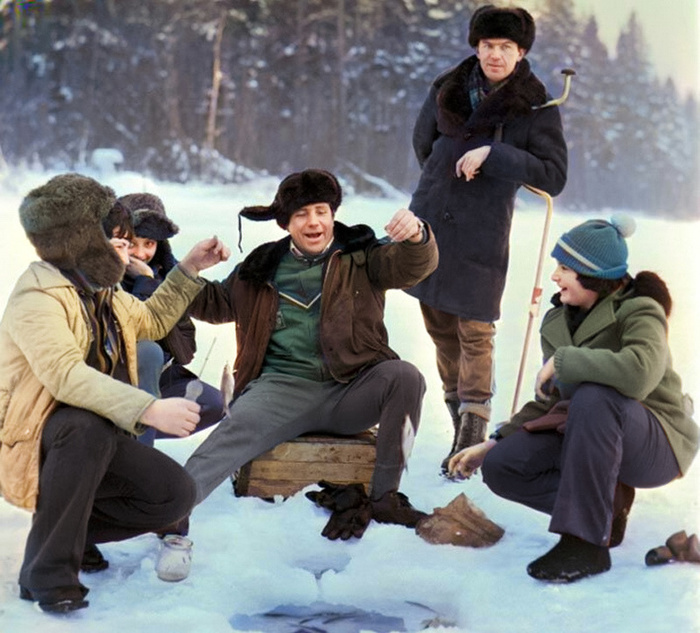 Ностальгические фотографии Советских зимних забав и просто интересных снимков. 20 раскрашенных фотографий. Часть II Старое фото, Фотография, СССР, Детство в СССР, 60-е, 70-е, 80-е, Зима, Колоризация, Длиннопост