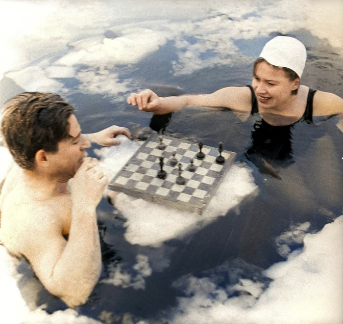 Ностальгические фотографии Советских зимних забав и просто интересных снимков. 20 раскрашенных фотографий. Часть II Старое фото, Фотография, СССР, Детство в СССР, 60-е, 70-е, 80-е, Зима, Колоризация, Длиннопост