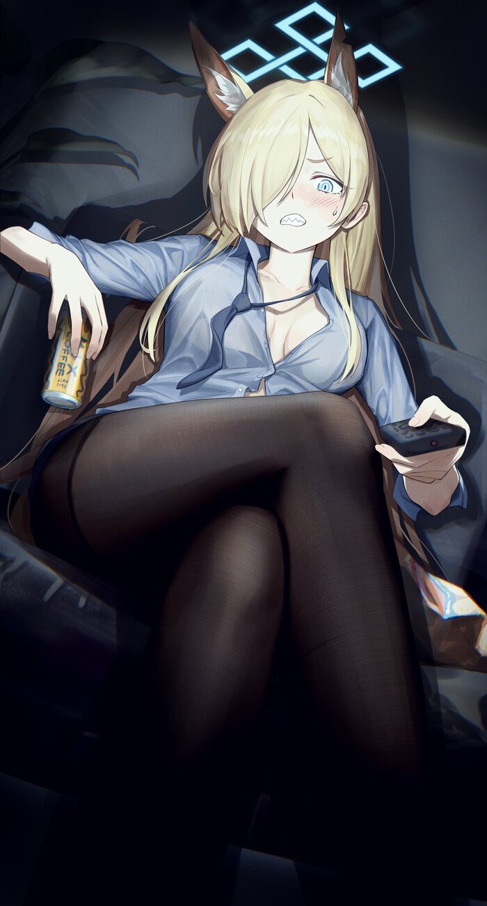       ... , Anime Art, , , Blue Archive, Ogata Kanna, Animal Ears, , , , , 