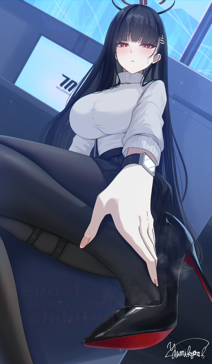   , Anime Art, , , Blue Archive, Tsukatsuki Rio, , , 