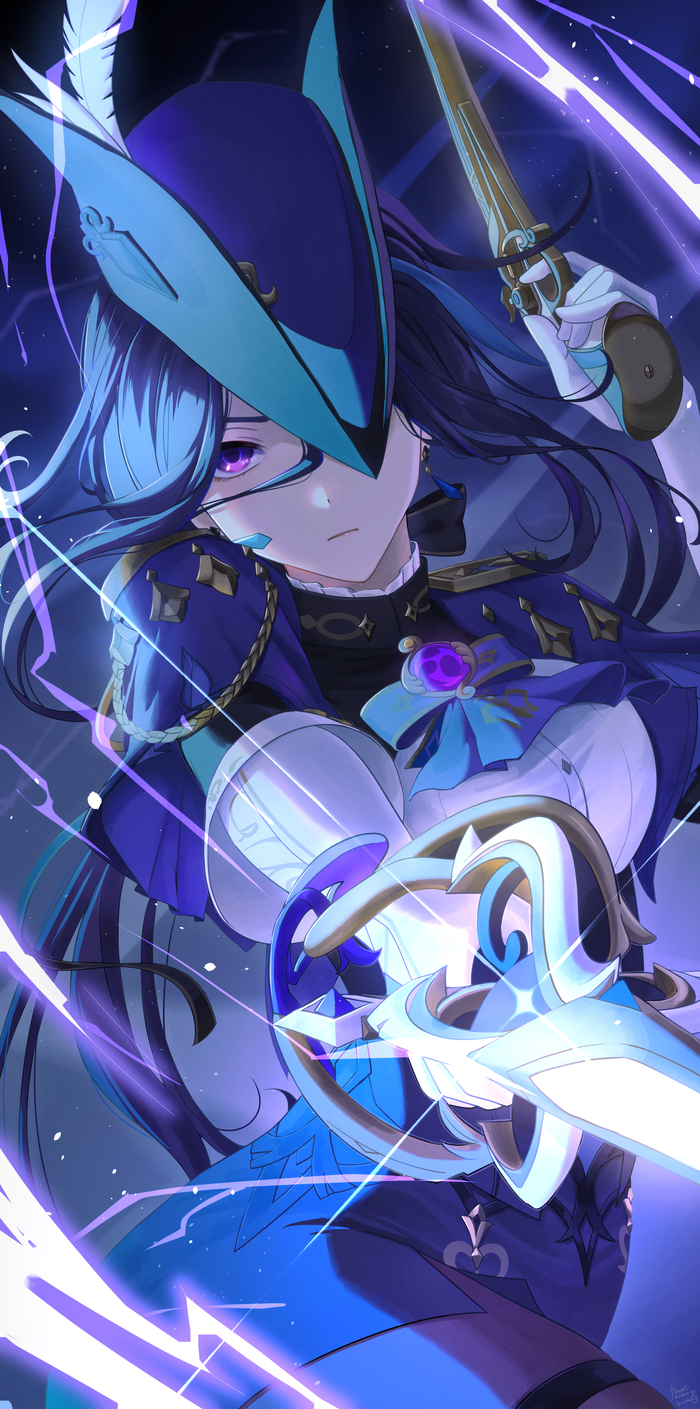  Clorinde (Genshin Impact), Pixiv, , Anime Art, Genshin Impact