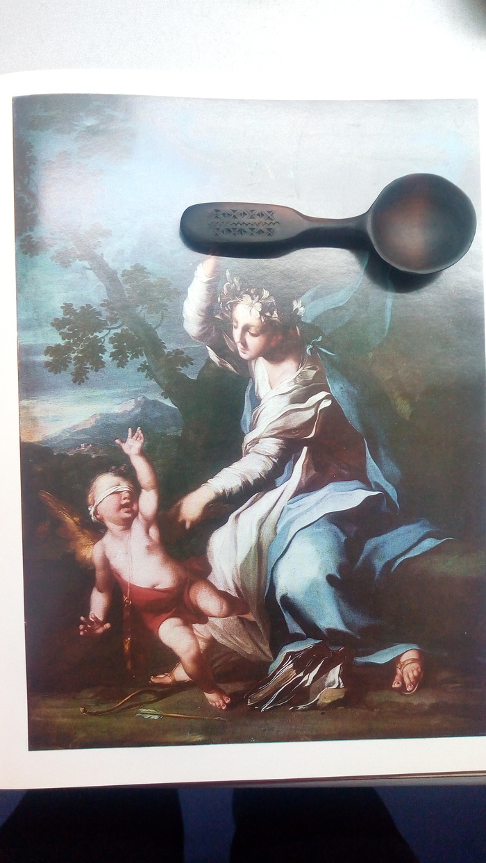 Запеченая ложечка из ивы