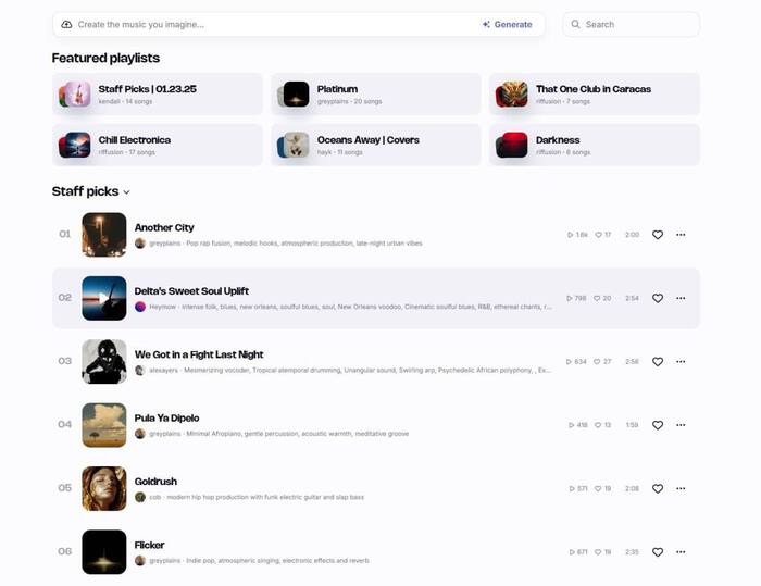 Riffusion генерация музыки