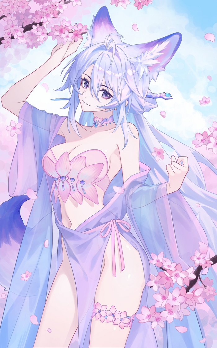  Anime Art, , Kirby D a, Original Character, , Animal Ears, 