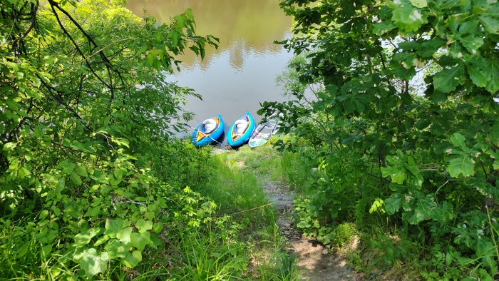 Вид с сопки на берег