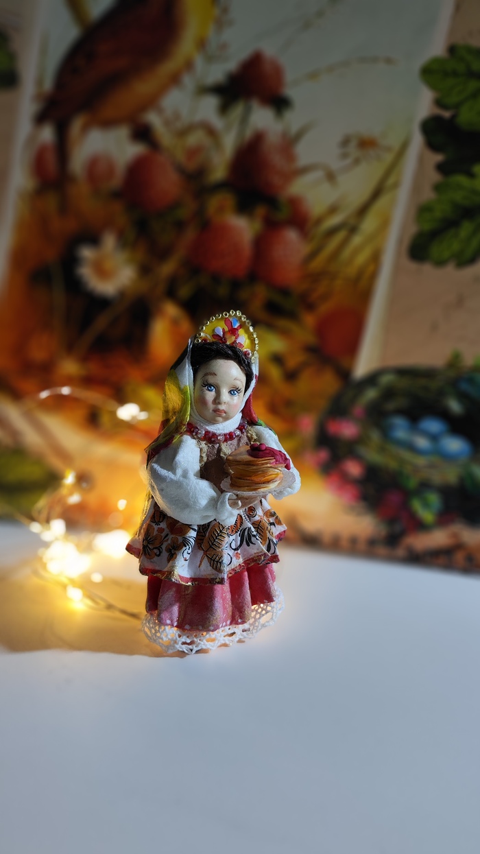 Кукла Настенька на масленице