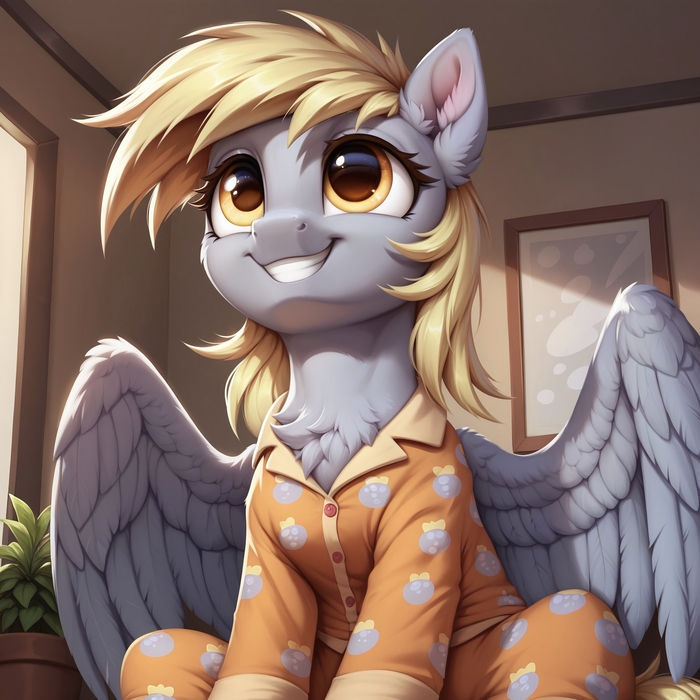 Happy Derpy!  , My Little Pony, Ponyart, Derpy Hooves