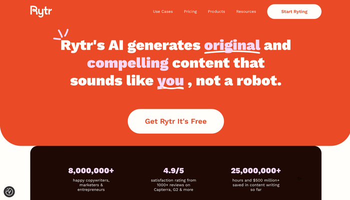 ������� �������� ������� Rytr