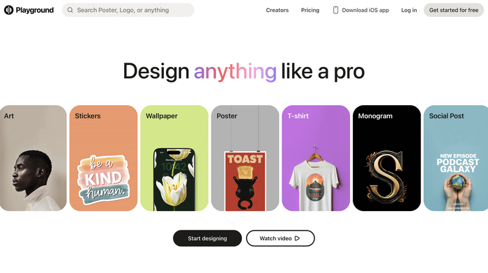 ������� �������� ������� Playground AI