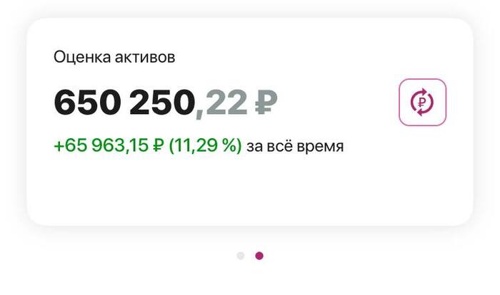 Мой портфель в кит финанс