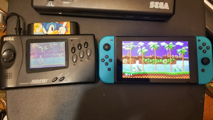 Sega Nomad    Nintendo Switch