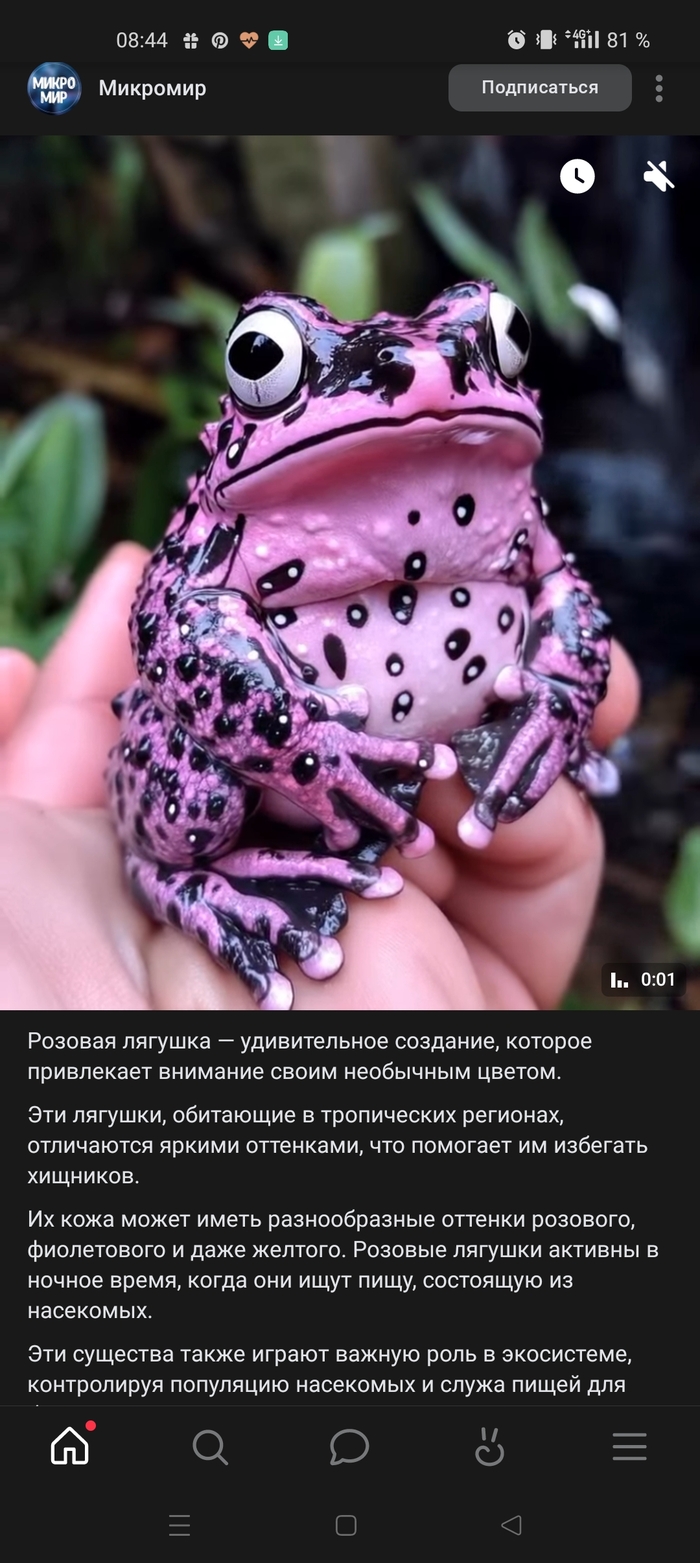 Ответ на пост «Нереальная красотка»